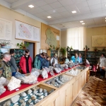 В минералогическом музее КНЦ РАН, экскурсия во время тура